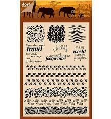 Clear stamp Out of africa p/st