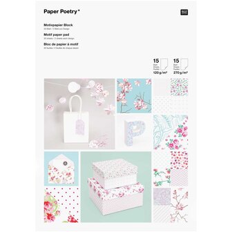 Paper pad Pattisserie tea time A4 p/30vel
