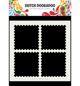 Dutch Mask Art post stamps 15x15cm p/st