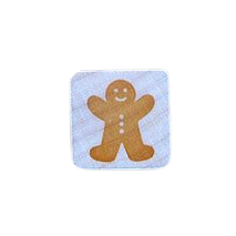 Stempel Gingerbread p/st hout