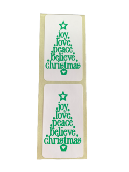 Sticker joy groen p/500st love boom