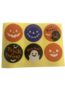 Stickers Halloween p/6st