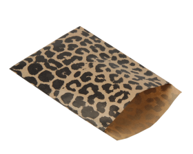 Zakken luipaard 13x18cm p/25st papier