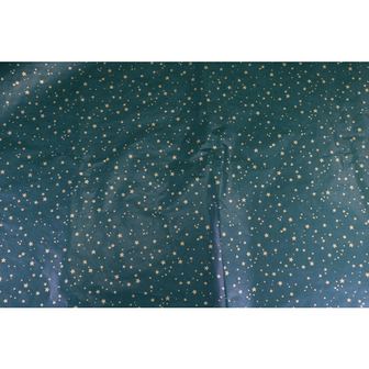 Vloeipapier sterren groen/goud 50x70cm p/10vel