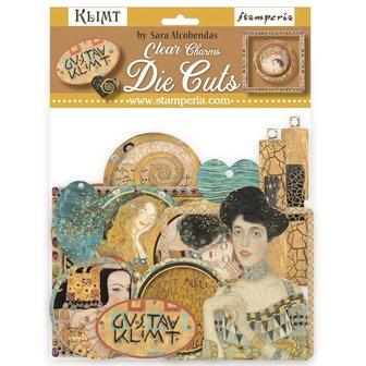 Die cuts Klimt clear p/40st