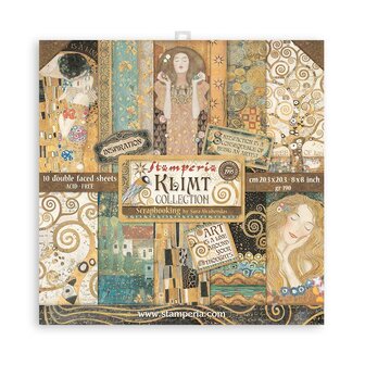 Paper pad 20x20cm Klimt p/10vel 
