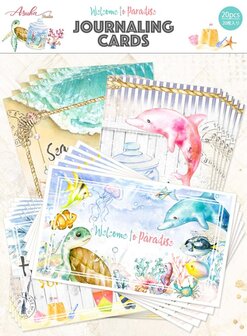 Cards Welcome to paradise p/20st journaling cards