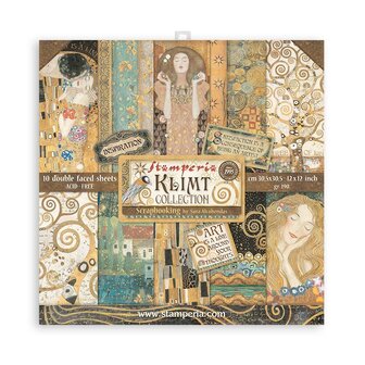 Paper pad 30.5x30.5cm Klimt p/10vel