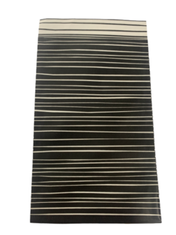 Zakken zwart lijnen 17x25cm p/25st wit