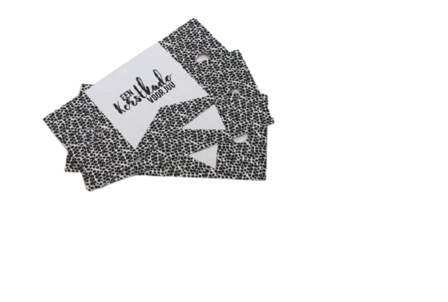 Labels een kerstkado voor jou wit/zwart 70x35mm p/5st papier