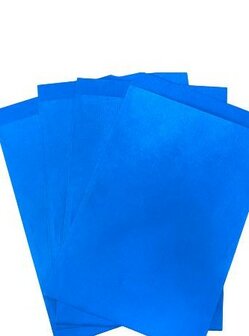 Zakken aquablauw 17x25cm p/250st papier