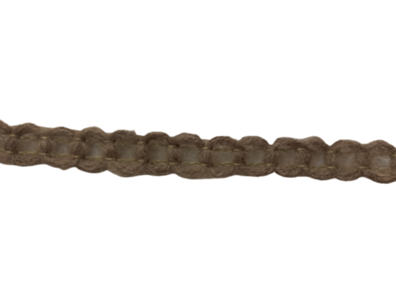 Lint bruin schakelband 15mm p/m wol