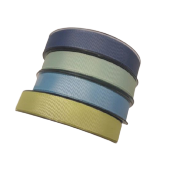 Lint licht blauw 15mm p/mtr Nastro grosgrain sky