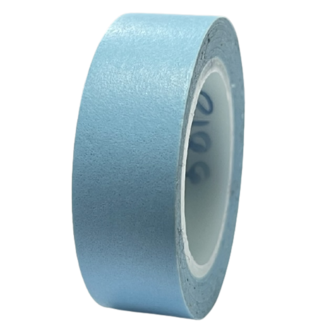 Masking tape blauw effen 15mm p/10m 