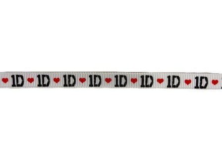 Lint wit one direction 1D 10mm p/m