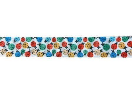 Lint wit liefheersbeestje 22mm p/m