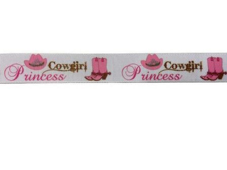 Lint wit cowgirl princess 22mm p/m roze