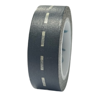 Masking tape grijs snelweg 15mm p/10m 