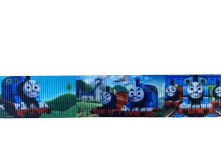 Lint blauw Thomas de trein 22mm p/m