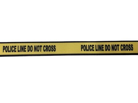 Lint geel police line do not cross 22mm p/m