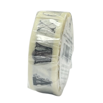 Masking tape creme alfabet 15mm p/10m 