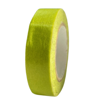 Masking tape groen effen 15mm p/10m
