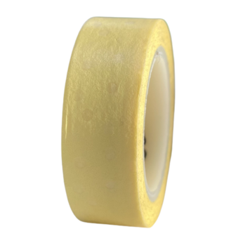 Masking tape geel stip15mm p/10m