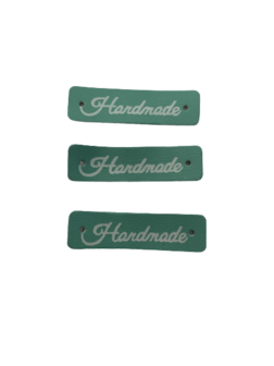 Label mint Handmade nepleer 6x1cm p/st