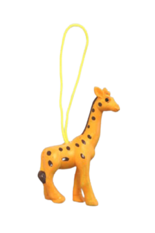 Gelukspop giraffe 4cm p/10st
