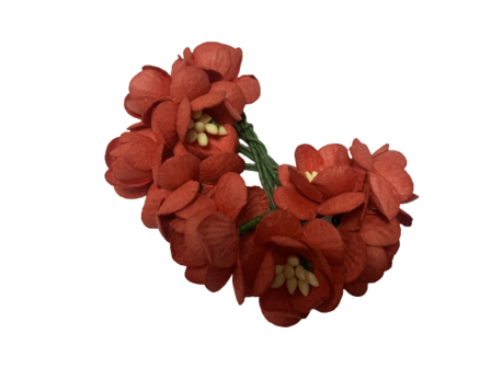 Bloemen rood 20mm p/10st