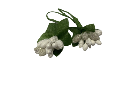 Bloemen wit Berry Cluster p/2st