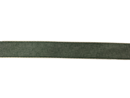 Lint groen gemailleerd 15mm p/mtr Tweed 