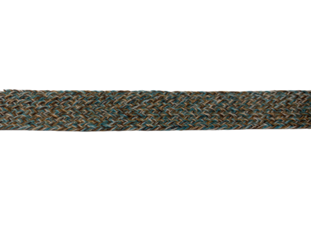 Lint blauw 25mm p/mtr Nastro ortisei wol gemailleerd