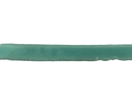 Lint zeeblauw KUGA roesjes 15mm p/mtr