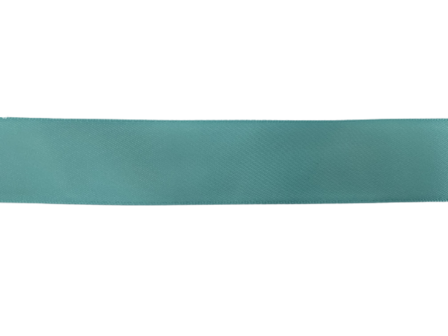 Lint turquoise 25mm p/mtr satijn