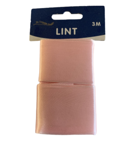 Lint roze satijn 40mm p/3mtr