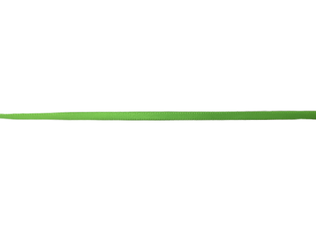 Lint groen fluor satijn 3mm p/5mtr