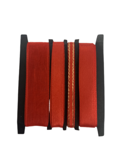 Lint rood luxe assorti p/4st