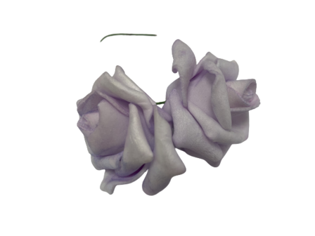 Bloemen lila 4cm p/6st roosjes