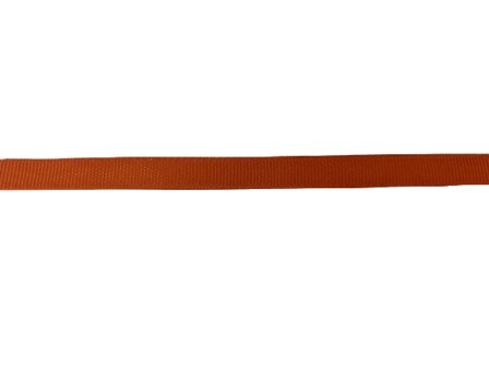 Lint oranje 10mm p/mtr lennon ribsLint grosgrain 
