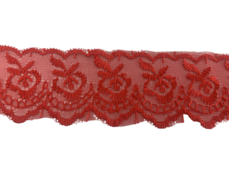 Kant rood lace 38mm p/mtr 