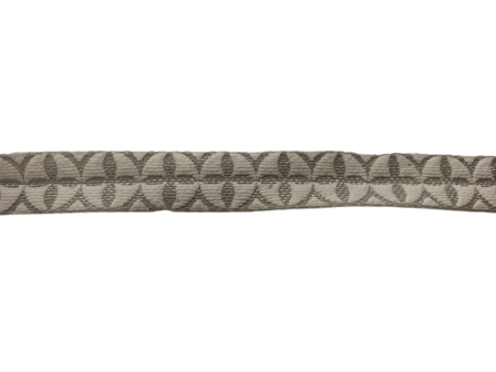 Lint grijs Mago rondje met kruis 15mm p/mtr