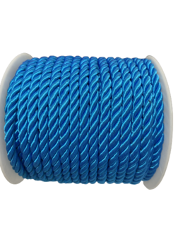 Lint aquablauw touw 6mm p/m