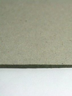 Karton grijs 30.5x30.5cm 2mm p/25vel grijsbord, greyboard