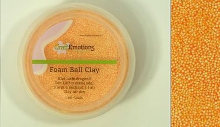 Foamball clay warm geel luchtdrogende klei p/23gr