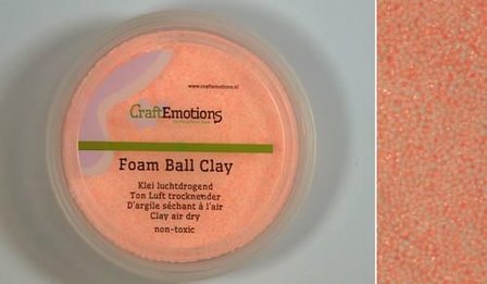 Foamball clay huidskleur luchtdrogende klei p/23gr