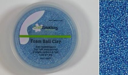 Foamball clay blauw luchtdrogende klei p/23gr