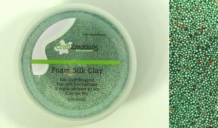 Foamball clay glitter groen luchtdrogende klei p/23gr