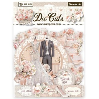 Die cuts You and me p/st