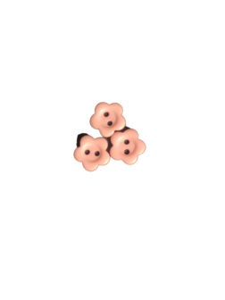 Knoop bloem lichtroze 10mm p/4st 